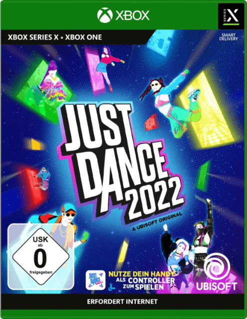 Just Dance 2022 box art for Xbox Series X